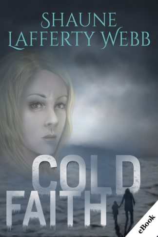 Cold snow with a young female's face super imposed over the top.