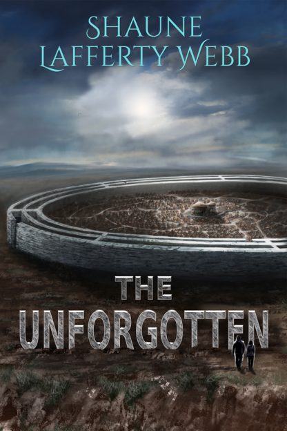 The cover of The Unforgotte, an alien kraal on a cold planet